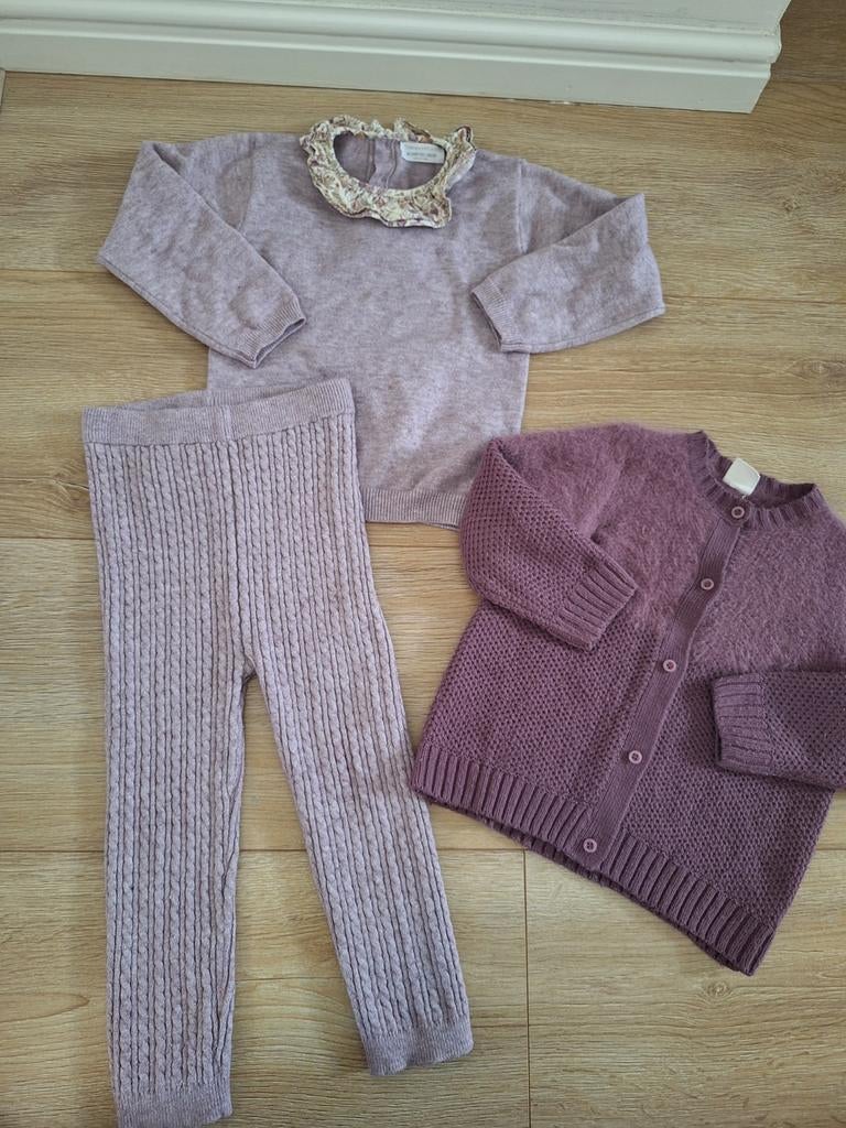 Mooie kleding mt 98: setje: trui en broek Primark, vest Hema, Gebruikt, Meisje, Trui of Vest, Ophalen of Verzenden