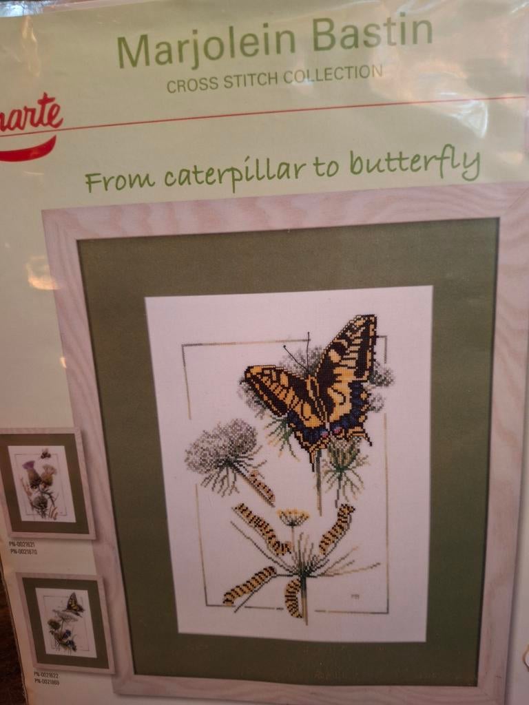 Marjolein Bastin-from caterpillar to butterfly, Ophalen of Verzenden, Nieuw, Borduurpakket
