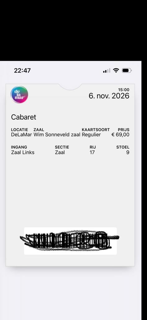 Ticket: 1x  Chantal Janzen: Cabaret, Tickets en Kaartjes, Theater | Cabaret en Komedie, Eén persoon