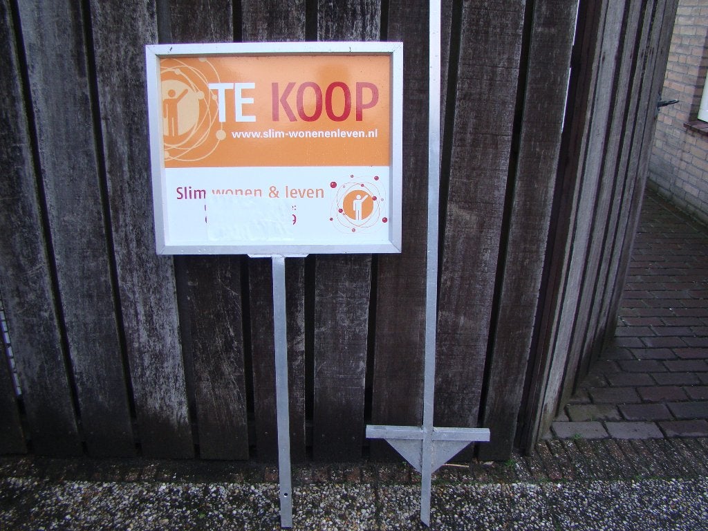 makelaars reclame bord, Ophalen of Verzenden, Reclamebord