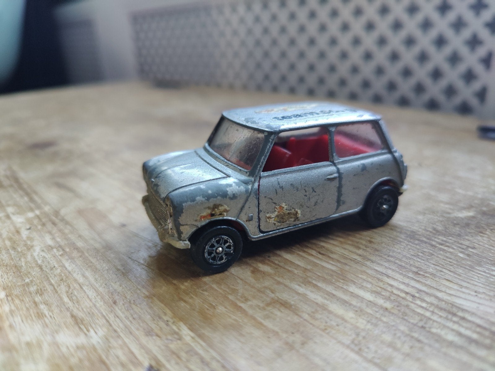 Corgi Mini 1000 ZILVER British Leyland, Ophalen, Zo goed als nieuw, Auto