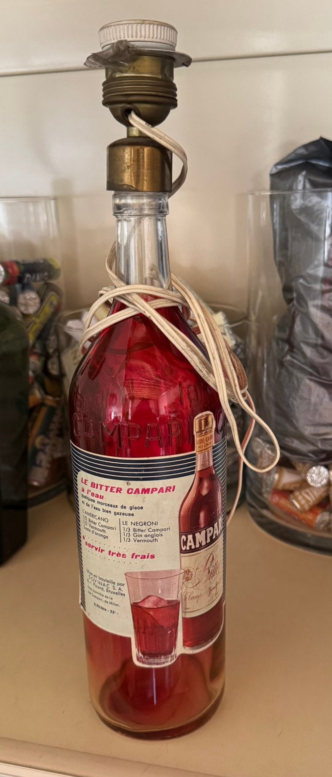 Oude campari fles, Antiek en Kunst, Ophalen of Verzenden