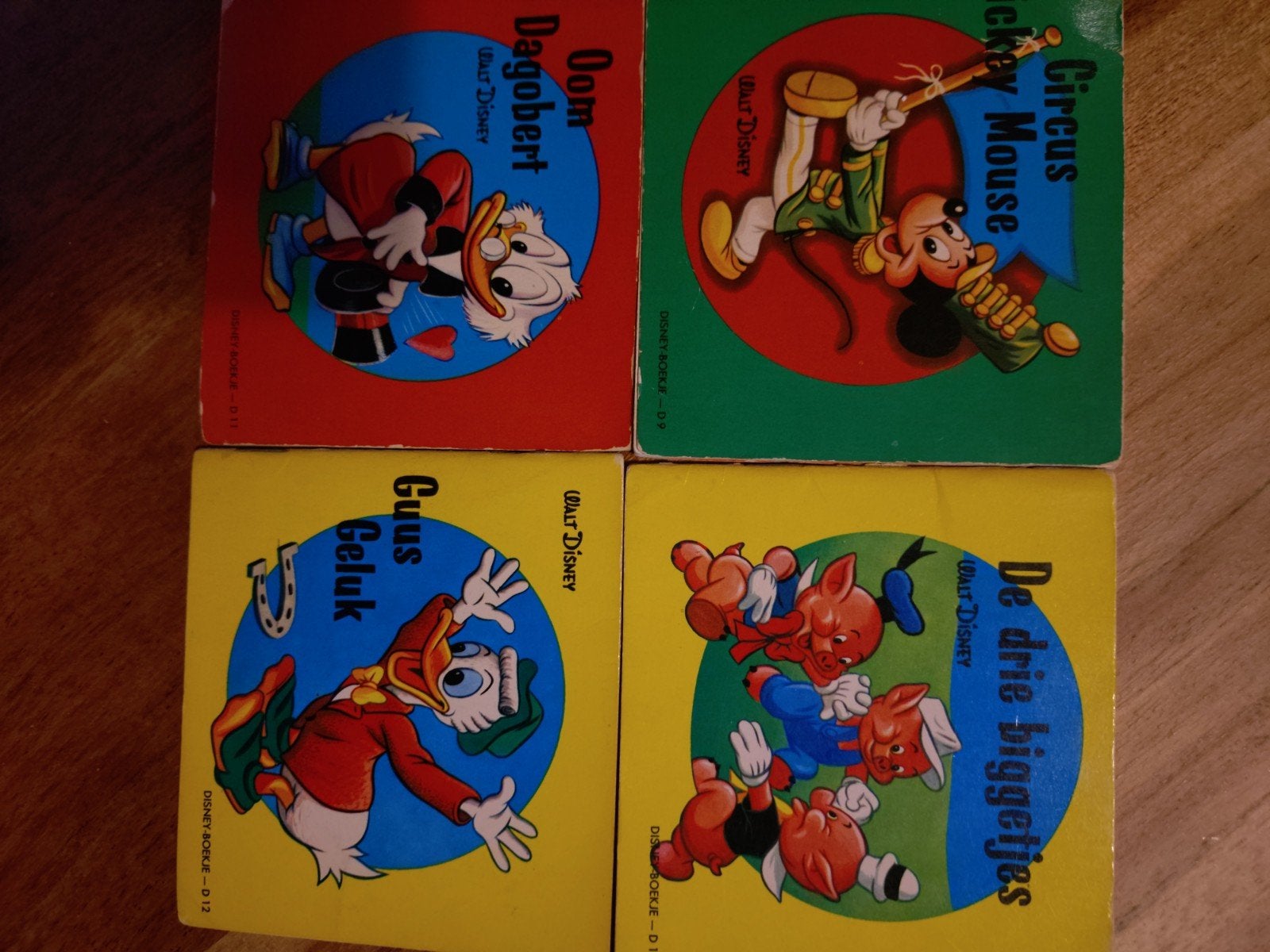 1965 Walt Disney Boekjes - 8 Stuks - Antiek/Vintage, Verzamelen, Ophalen of Verzenden, Overige figuren, Gebruikt, Overige typen