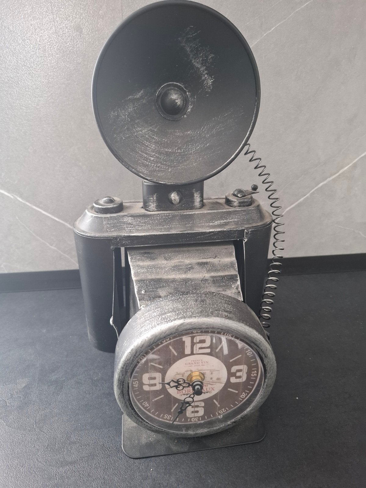 Vintage Camera Klok - Unieke Decoratie, Huis en Inrichting, Ophalen of Verzenden, Gebruikt