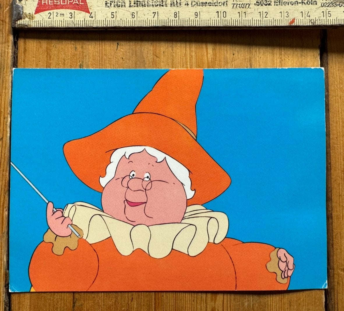 Zeldzame Tovenaar van Oz ansichtkaart - 1986 Animax Film, Ophalen of Verzenden, 1980 tot heden