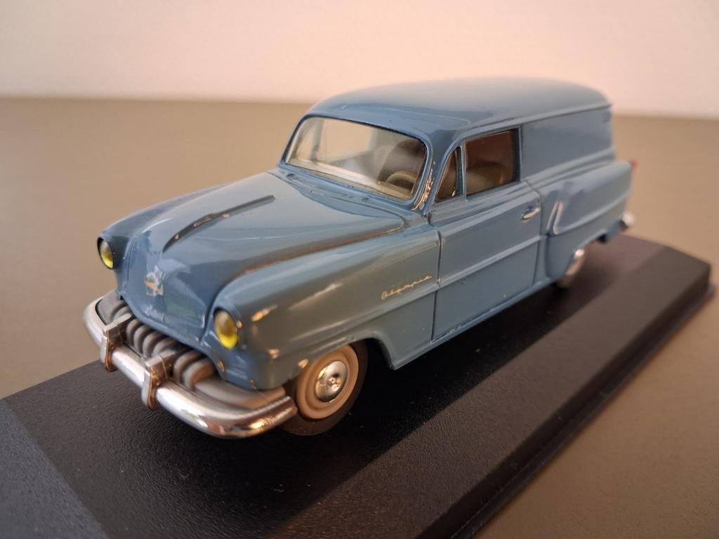 Opel Olympia Caravan schaal 1:43 als nieuw in doos., Ophalen of Verzenden, Zo goed als nieuw, Auto, Overige merken