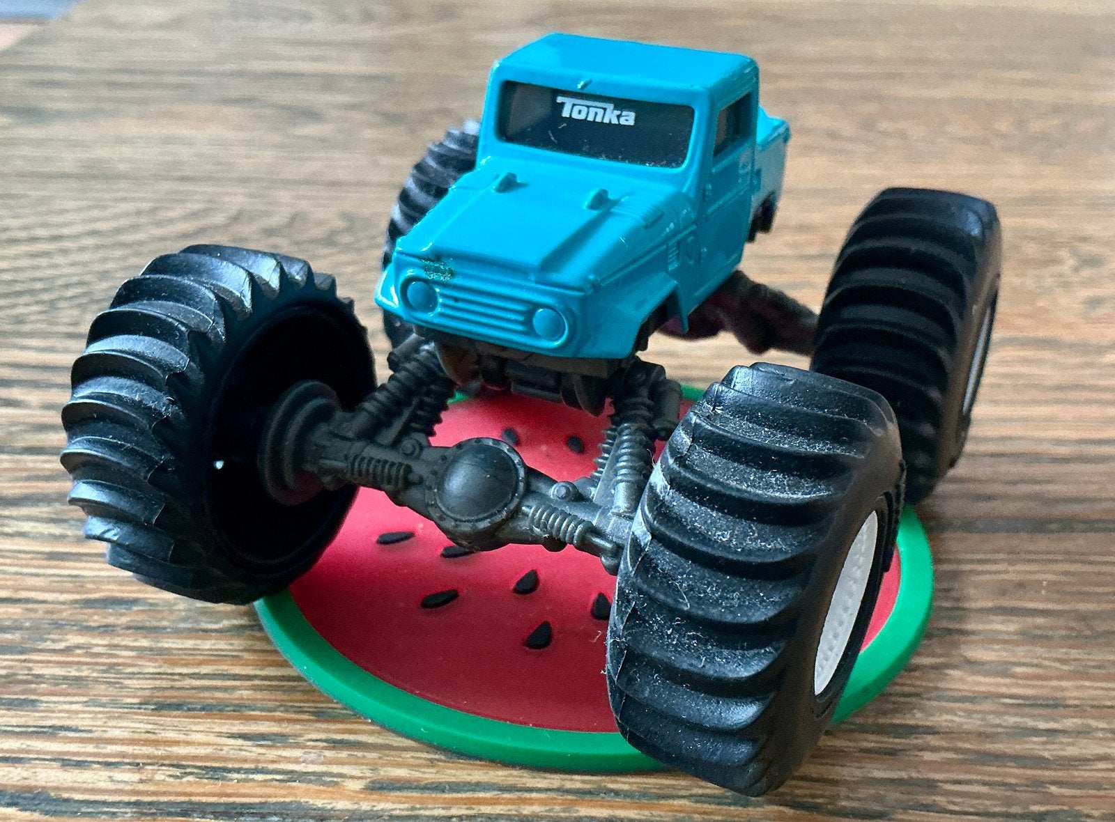 Tonka Monstertruck Auto Hoog en Laag instelbaar, Ophalen, Zo goed als nieuw, Auto