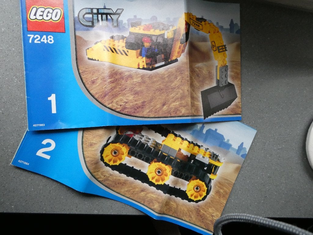 Lego City Graafmachine 7248 met instructies, Kinderen en Baby's, Speelgoed | Duplo en Lego, Lego, Compleet, Ophalen of Verzenden