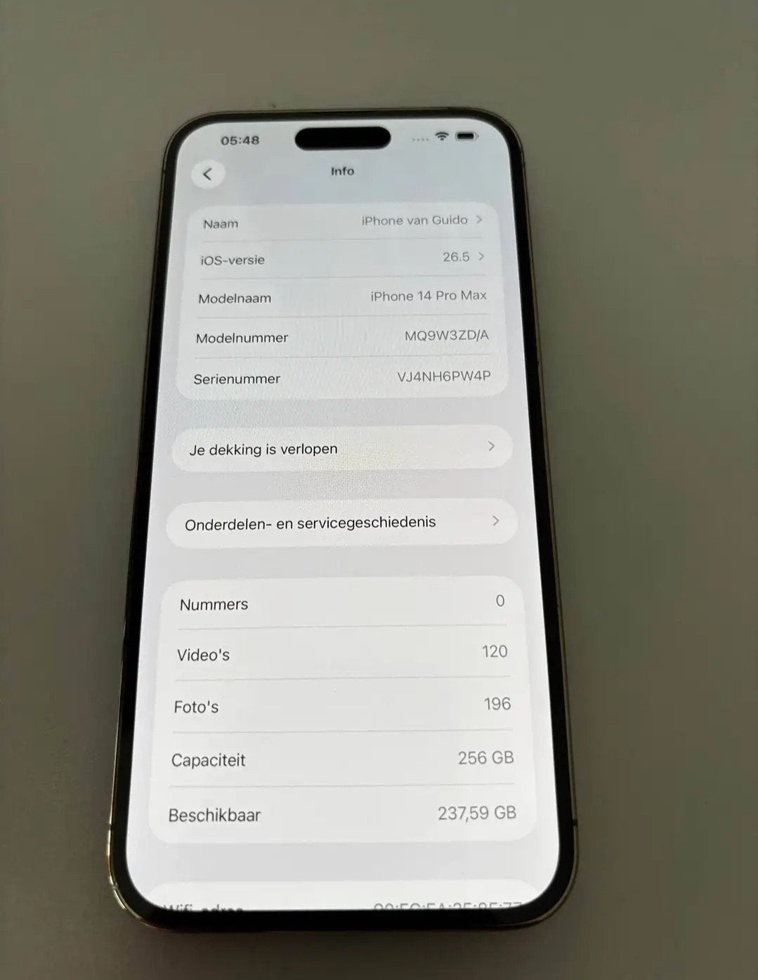 iPhone 14 Pro Max 256GB - Zo goed als nieuw, Telecommunicatie, Mobiele telefoons | Apple iPhone, 256 GB, Ophalen of Verzenden