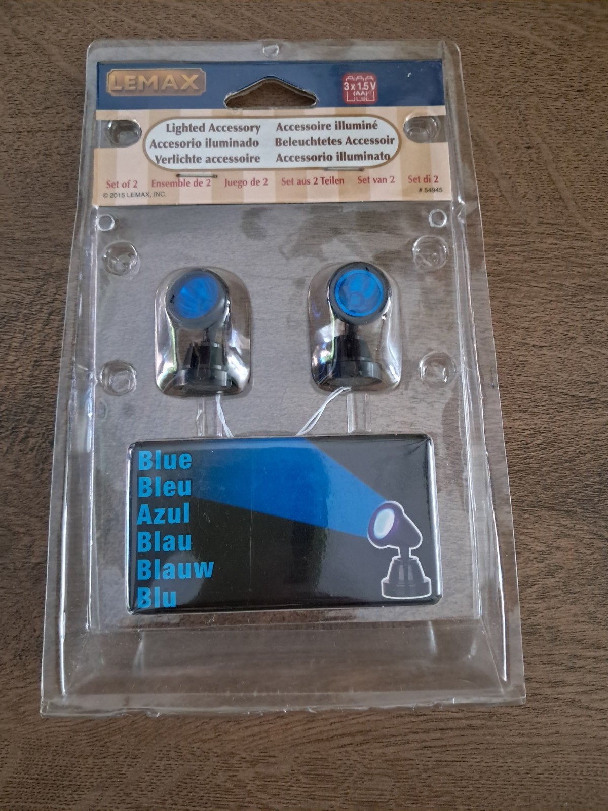 lemax blauwe spotjes, Diversen, Ophalen, Nieuw