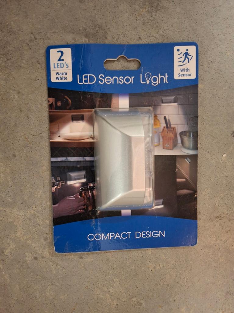 LED Sensor Lampje - Bewegingssensor, Warm Wit, Ophalen of Verzenden, Nieuw, Modern, Compact