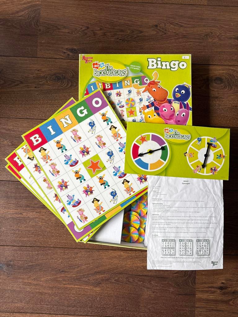 The Backyardigans Bingo Spel - University Games, Een of twee spelers, Ophalen of Verzenden, Gebruikt