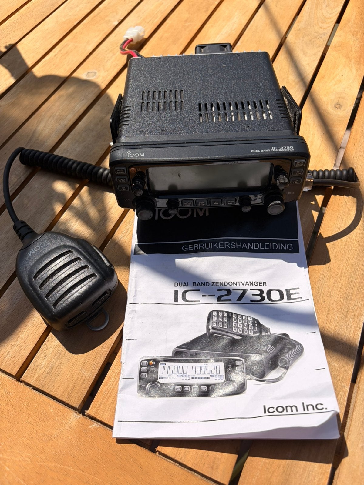 ICOM zendontvanger, Ophalen, Zo goed als nieuw