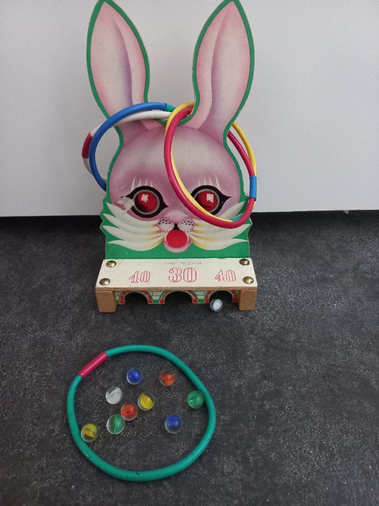 Ring en knikkerspel, Ophalen, Gebruikt