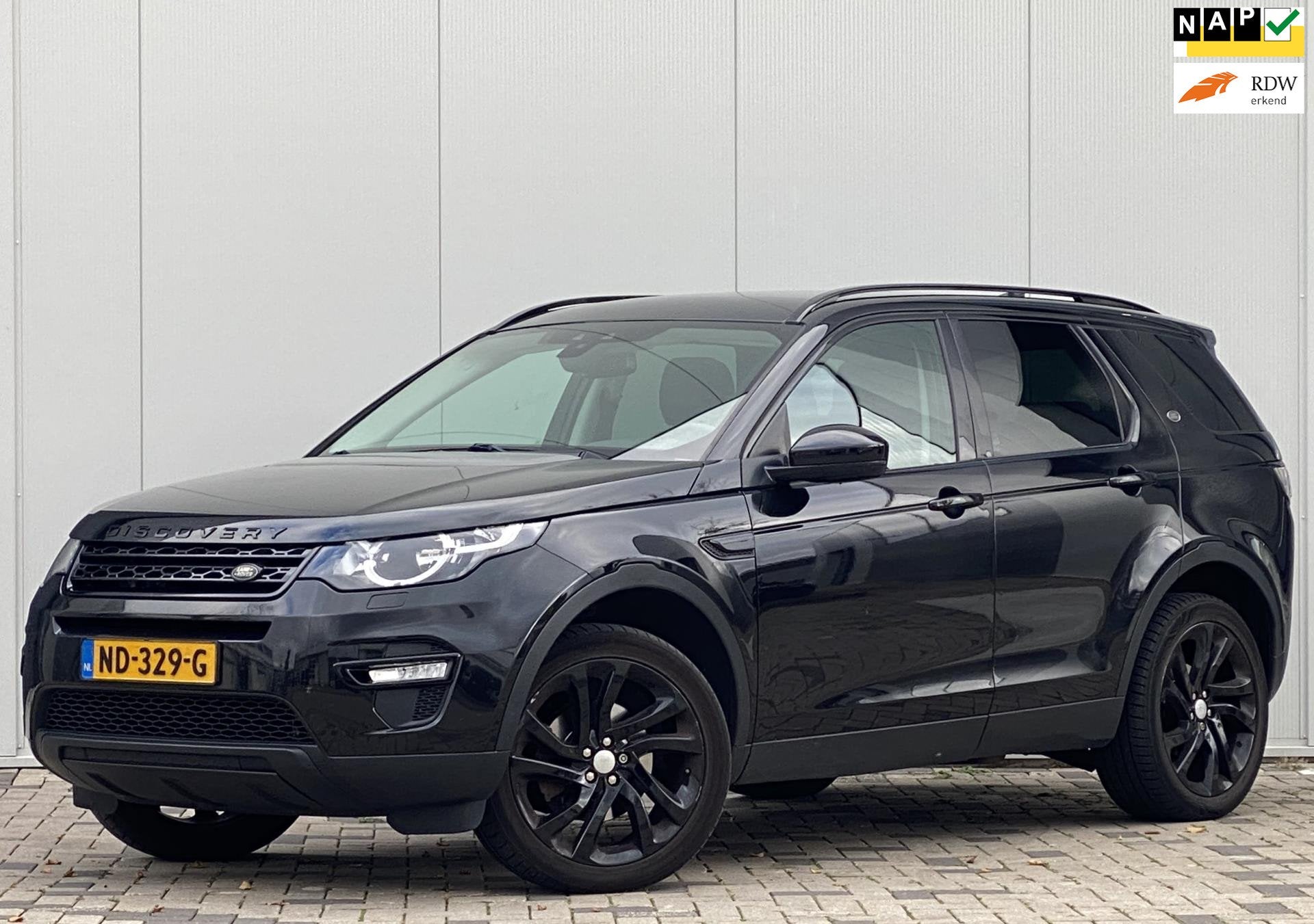 Land Rover Discovery Sport 2.0 TD4 SE 7PERSOONS PANORAMA LEE, Gebruikt, 4 cilinders, Zwart, Bedrijf