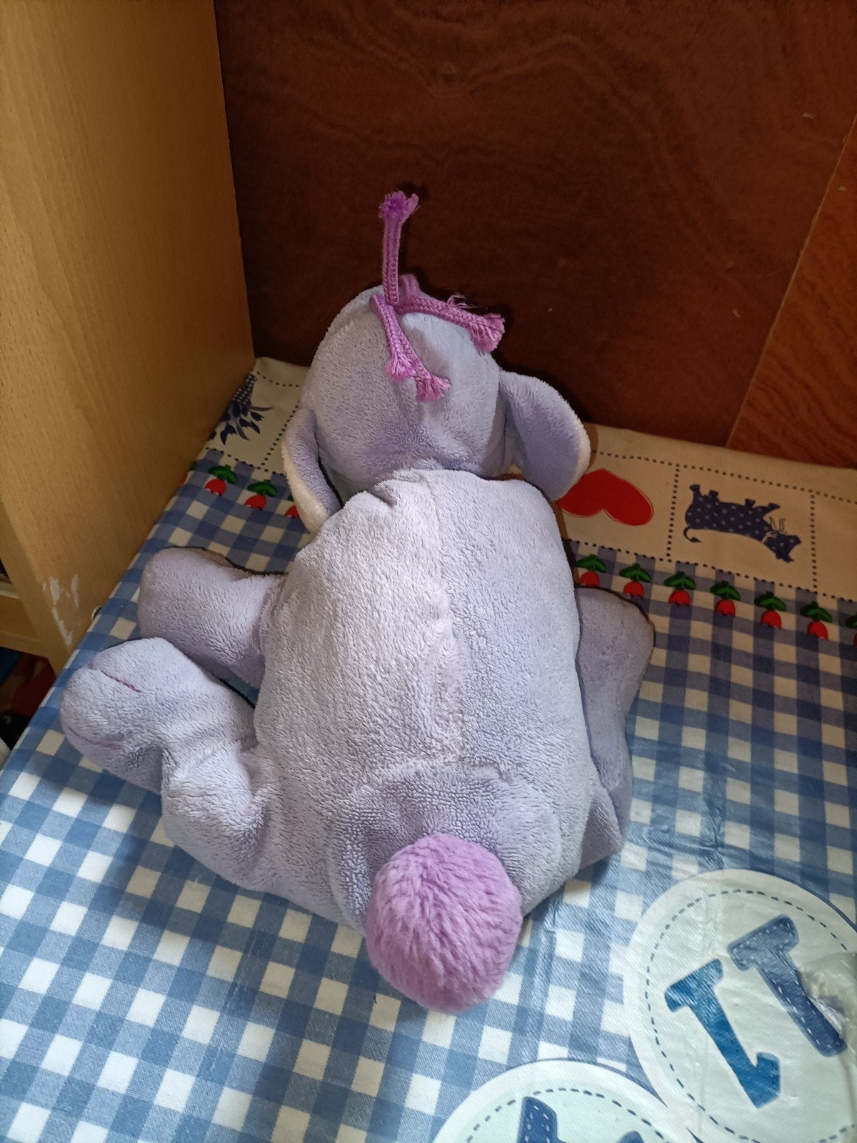 Lollifant knuffel 30 cm groot paarse olifant Winnie de Pooh, Kinderen en Baby's, Speelgoed | Knuffels en Pluche, Ophalen of Verzenden