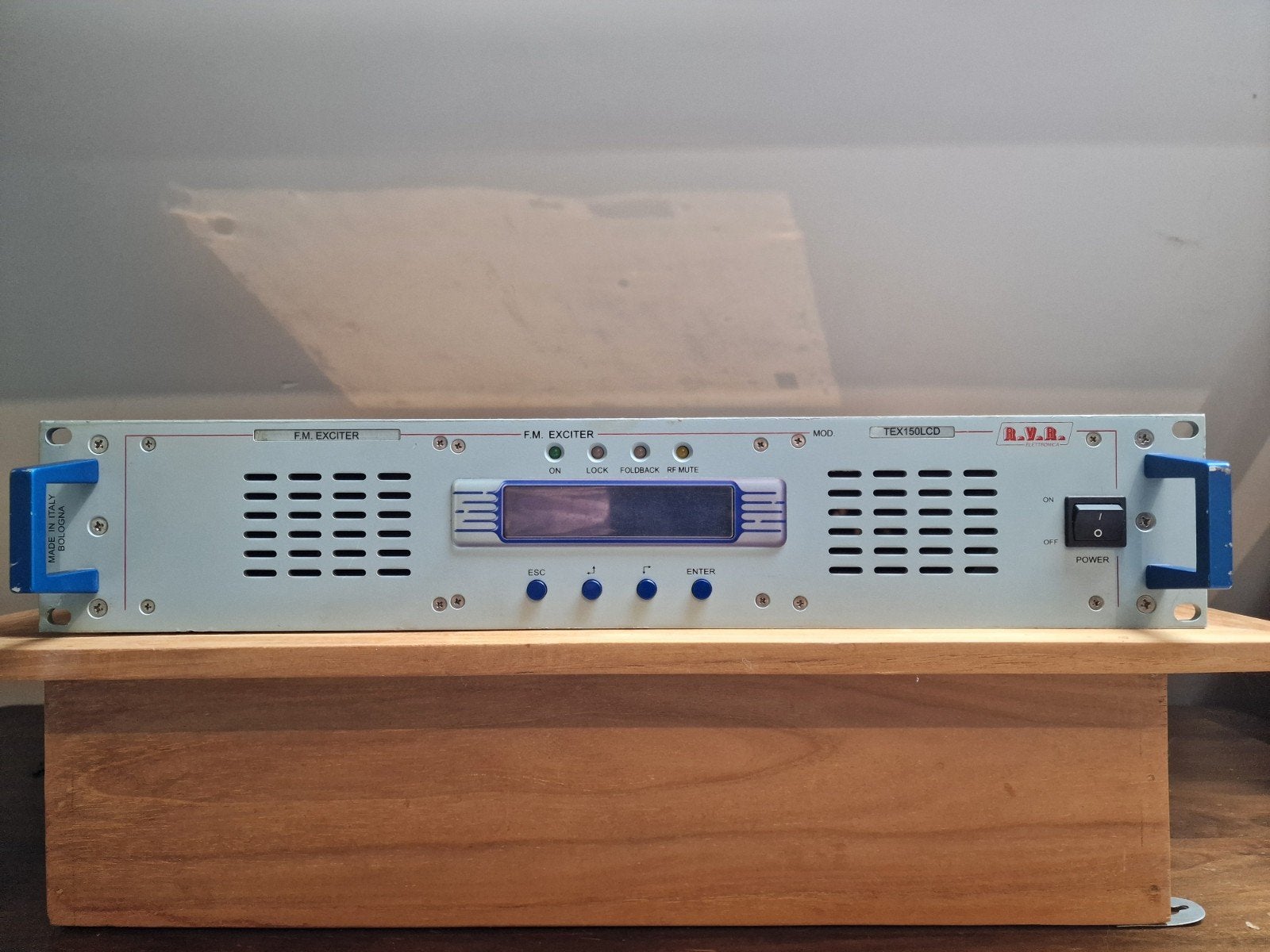 RVR TEX 150 LCD FM ZENDER, Telecommunicatie, Ophalen of Verzenden, Zender