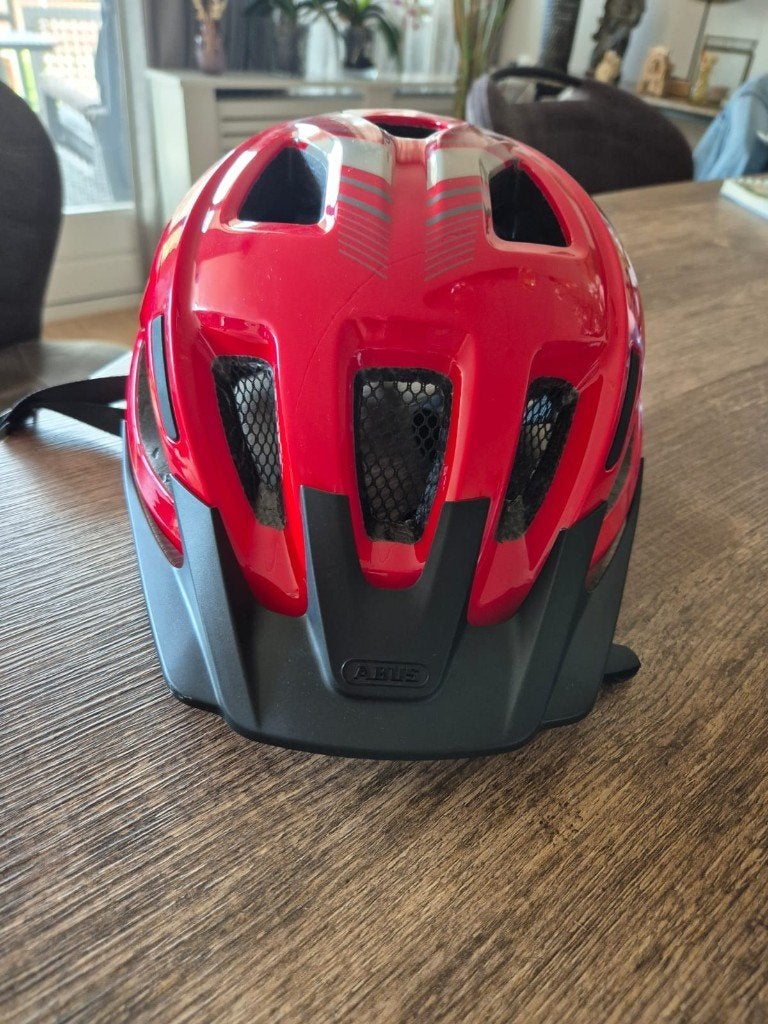 Abus Aduro 3.0 Fietshelm Blaze Rood L 58-62cm, Ophalen, Zo goed als nieuw, Heer of Dame, L