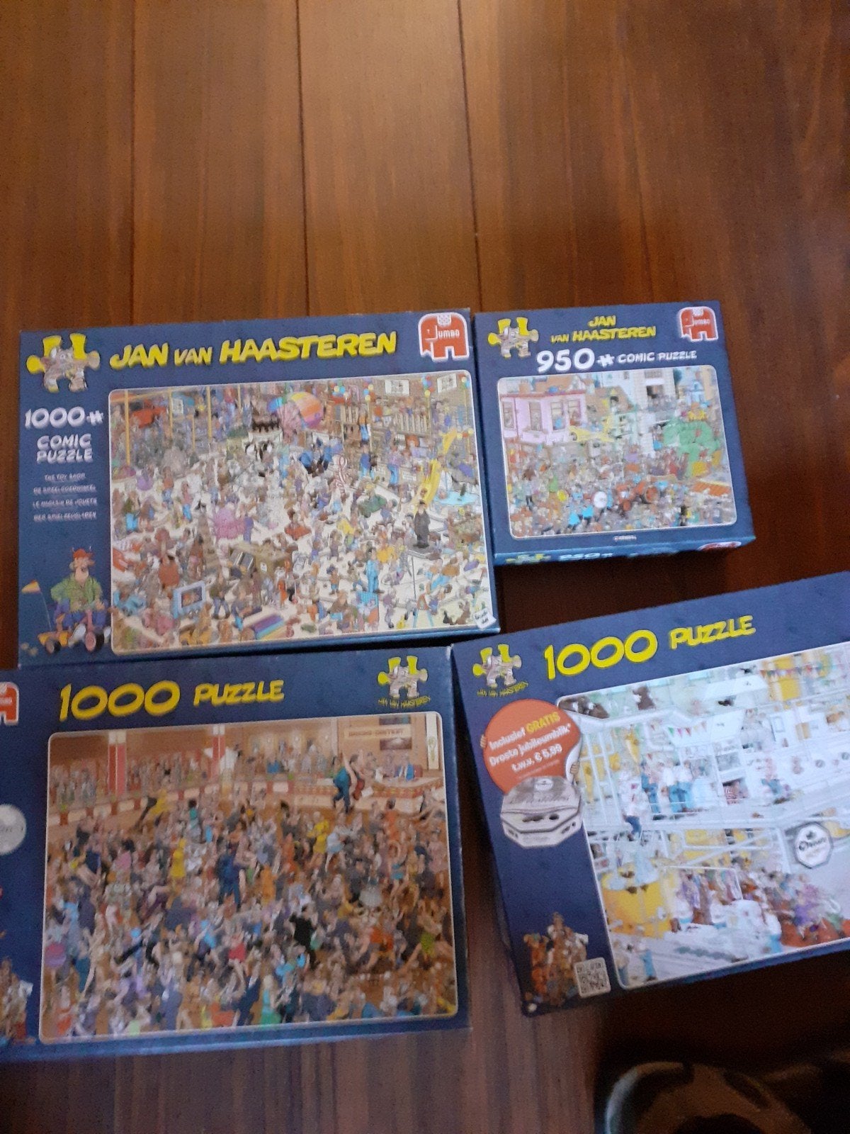 jan van haasteren legpuzzel 1000 stukjes, Ophalen, 500 t/m 1500 stukjes, Zo goed als nieuw