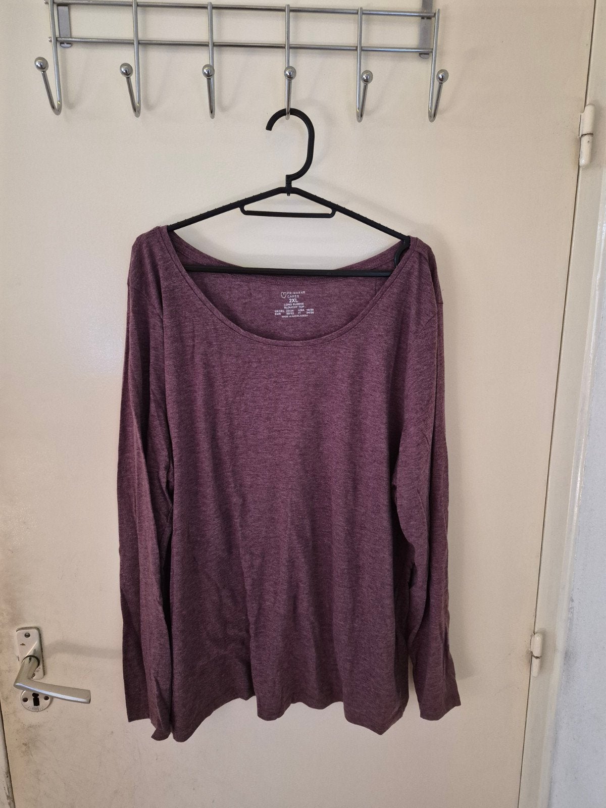 Primark Cares Lange Mouw Slouchy Top 2XL Paars, Paars, Maat 46/48 (XL) of groter, Ophalen of Verzenden, Lange mouw