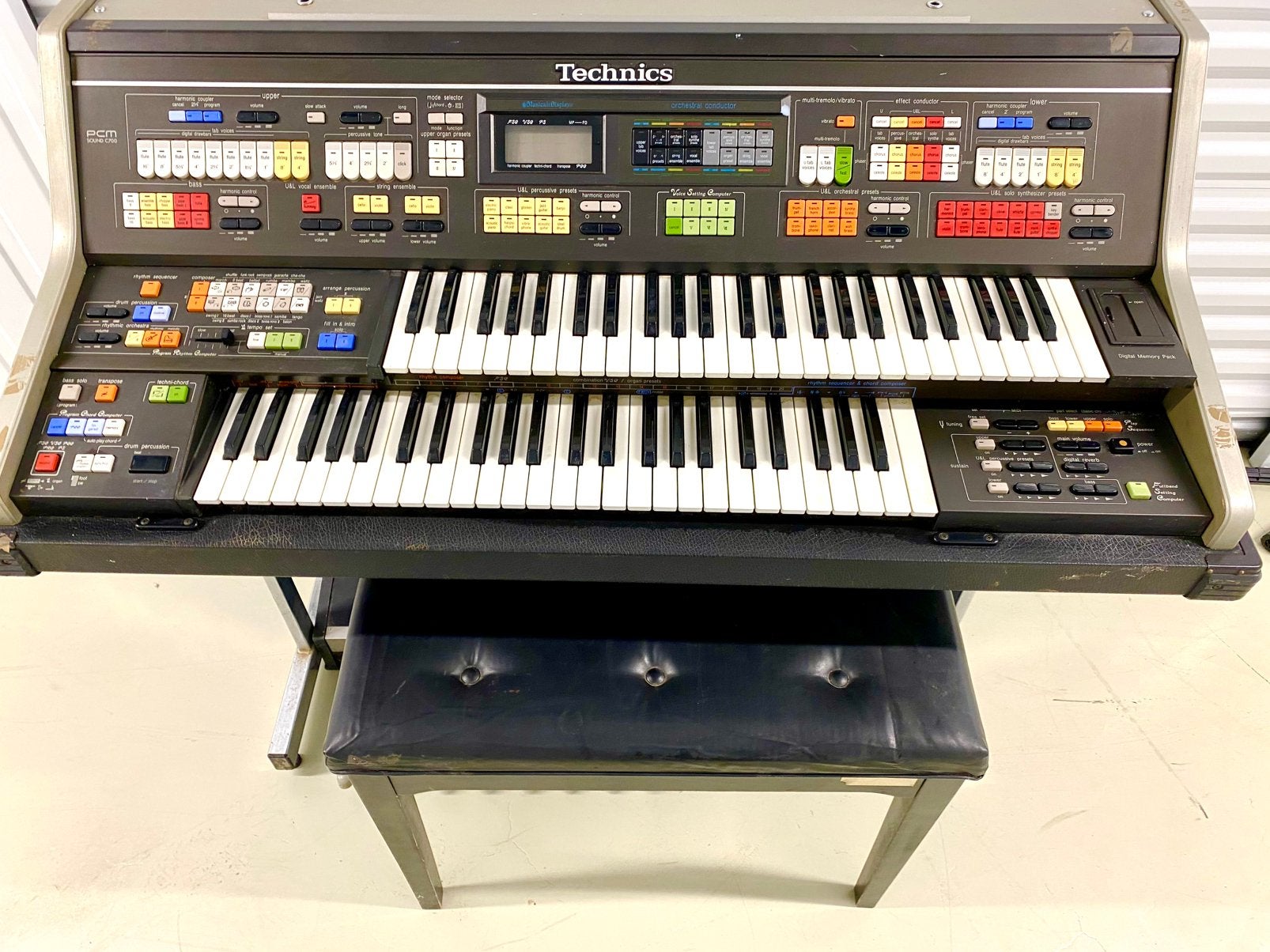 Technics SX-C700 PCM Portable Orgel + Pedalen, Muziek en Instrumenten, Ophalen, Zo goed als nieuw, 2 klavieren, Orgel