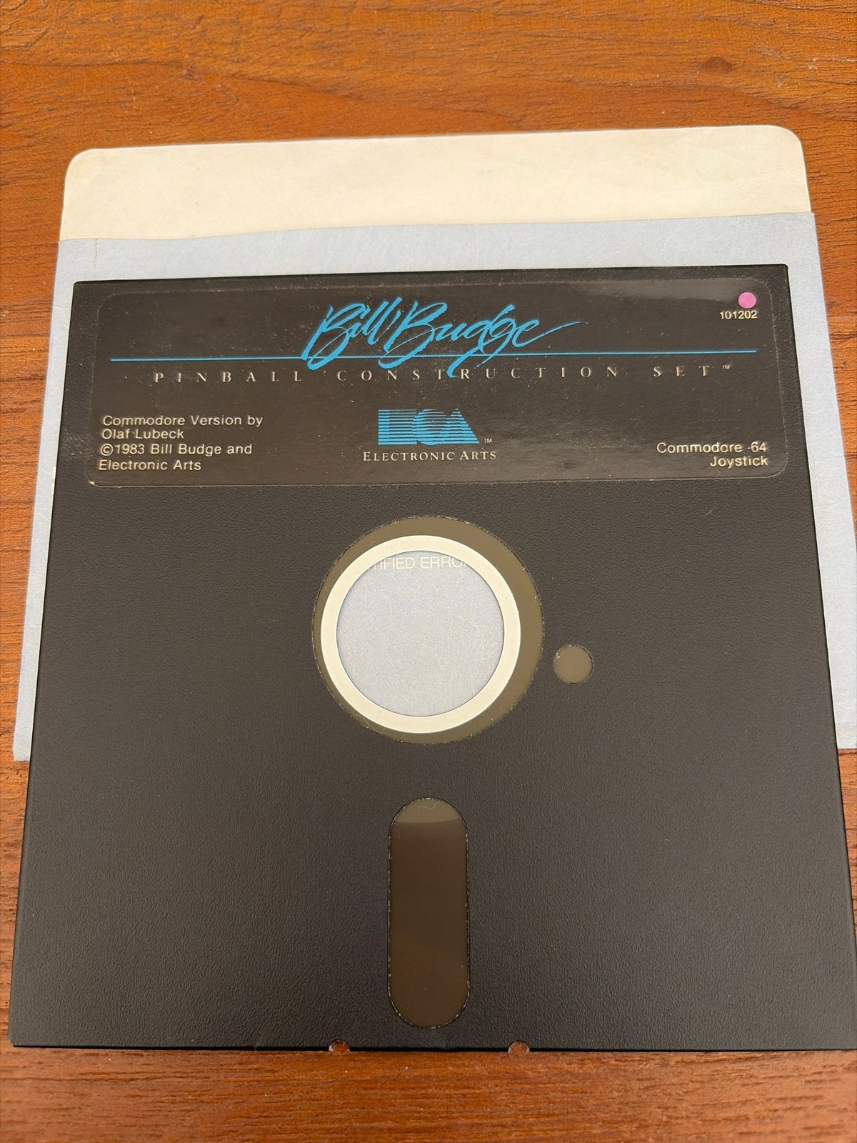 Bill Budge's Pinball Construction Set - Commodore 64, Gebruikt, 1 speler, Ophalen of Verzenden, Vanaf 3 jaar