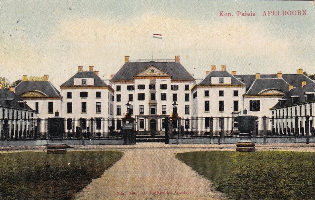 Oude ansichtkaart Paleis Het Loo Apeldoorn, Ophalen of Verzenden, Voor 1920, Gelopen, Gelderland