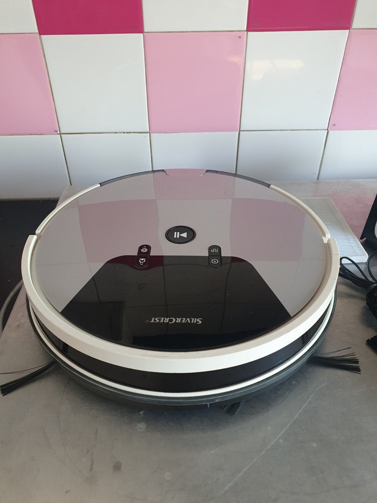 Robot stofzuiger silvercrest, Witgoed en Apparatuur, Ophalen, Zo goed als nieuw, Bedienbaar via app