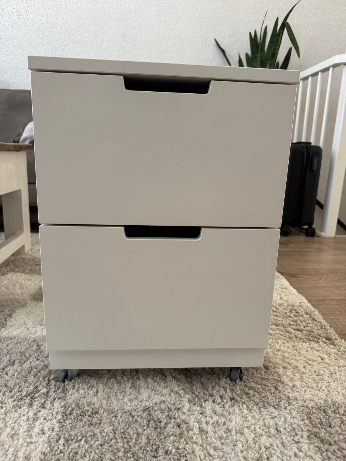 IKEA Nordli ladekast met 2 lades - Wit, Ophalen, Minder dan 50 cm, Gebruikt, 1 of 2 laden