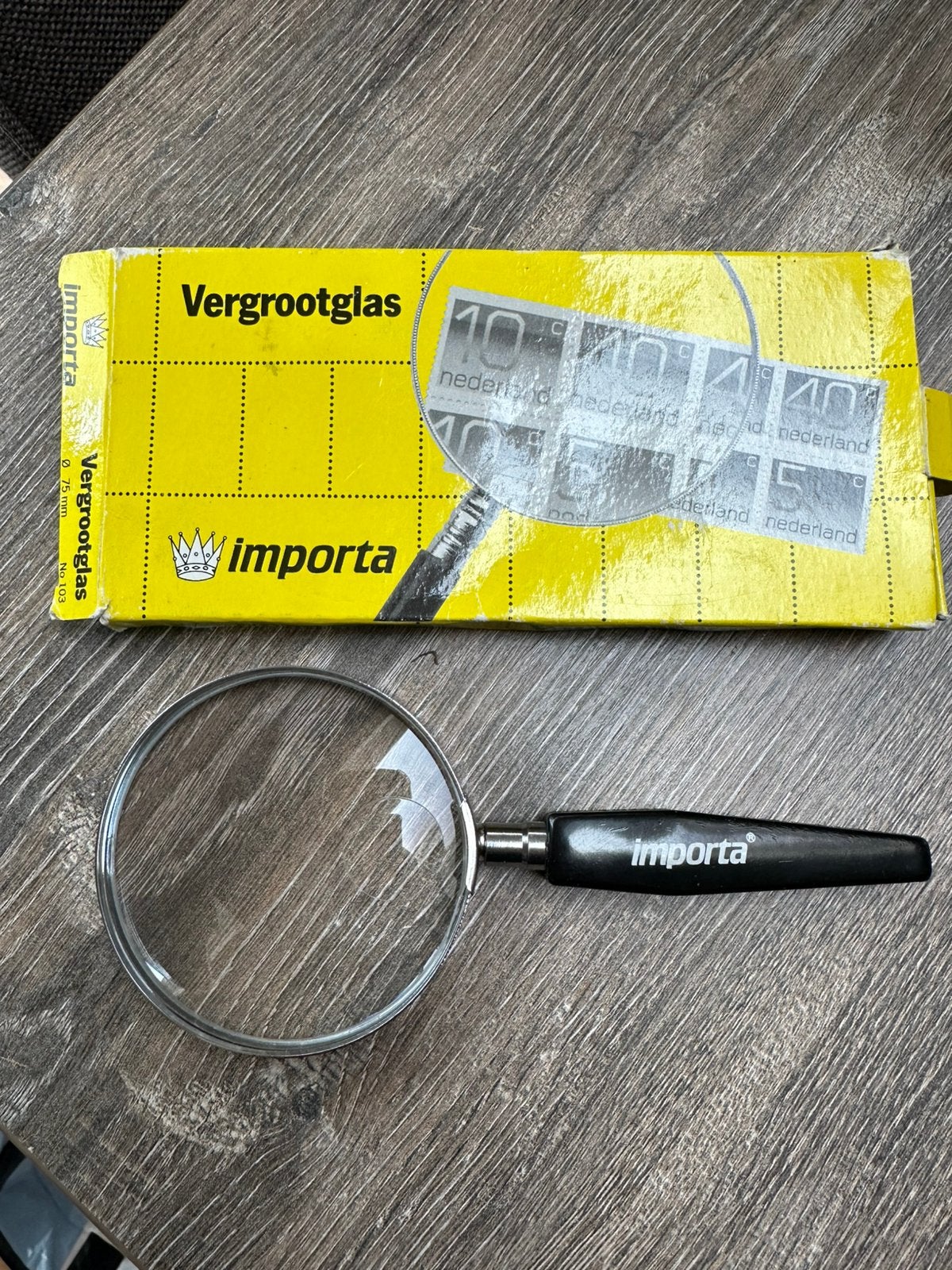 Vergrootglas, Ophalen of Verzenden, Zo goed als nieuw, Vergrootglas of Loep
