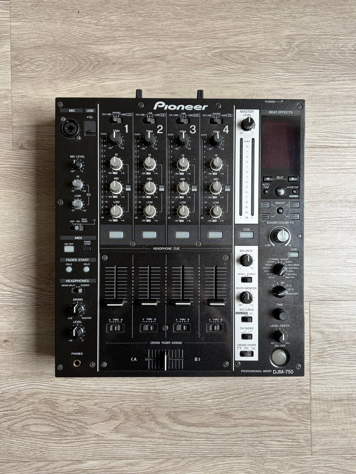 Pioneer DJM-750 DJ Mixer, Ophalen of Verzenden, Gebruikt, Dj-set, Pioneer