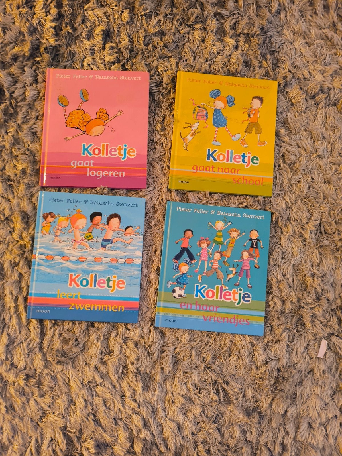Kolletje boeken: logeren, school, zwemmen, vriendjes s, Boeken, Ophalen of Verzenden, Gelezen, Pieter Feller & Natascha Stenvert