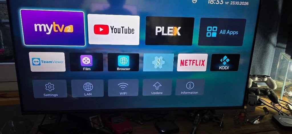 Amiko A9Z Blu Android TV Box - Zo goed als nieuw, Ophalen of Verzenden, Zo goed als nieuw, HDMI, Zonder harde schijf