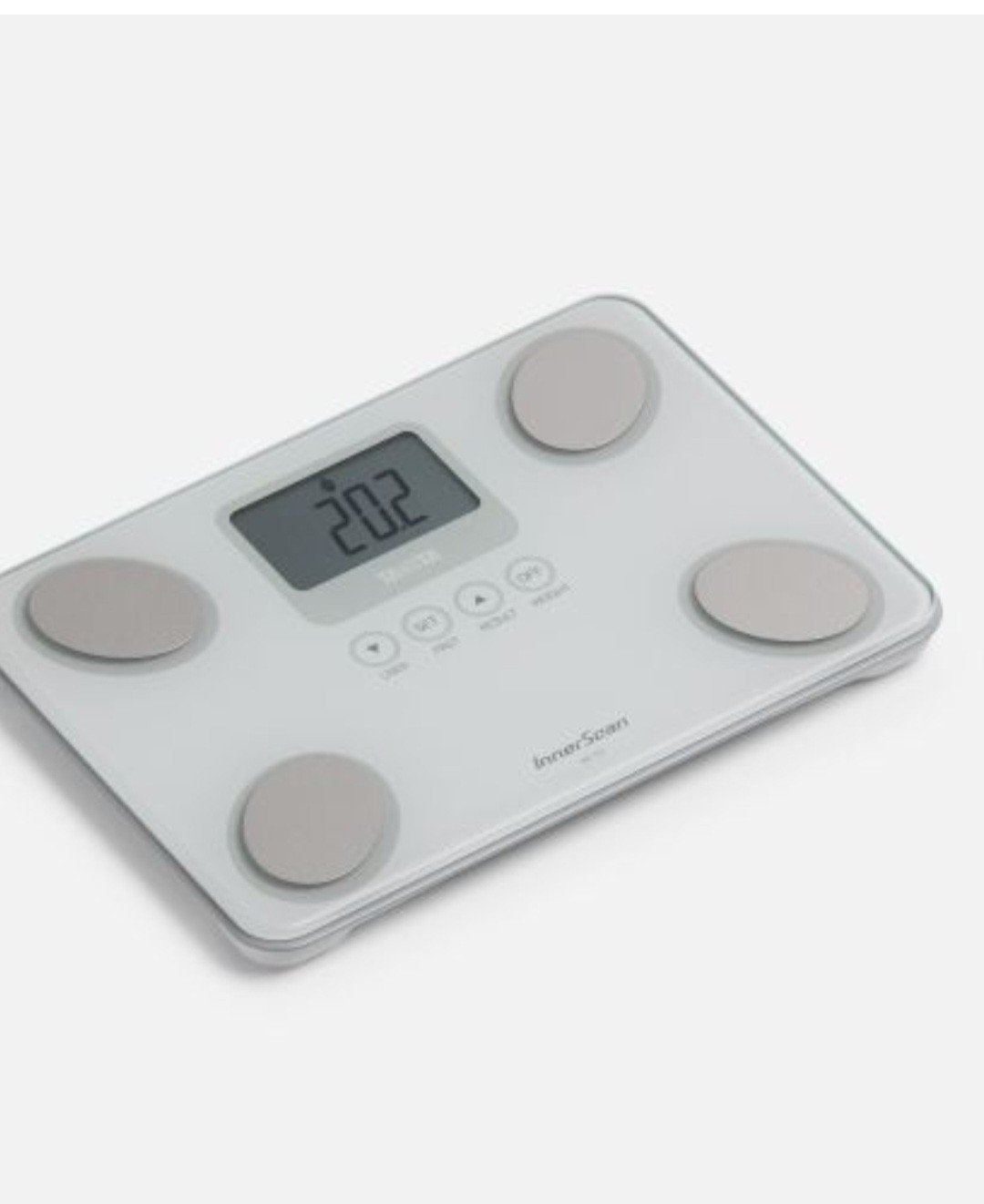 Tanita Personenweegschaal InnerScan - Wit/Zwart, Nieuw, 100 kg of meer, Ophalen of Verzenden, Digitaal