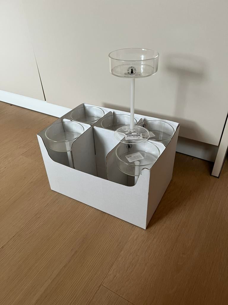 Ikea x Sabine Marcelis champagne coupe 6x, Glas of Glazen, Nieuw, Ophalen of Verzenden, Glas
