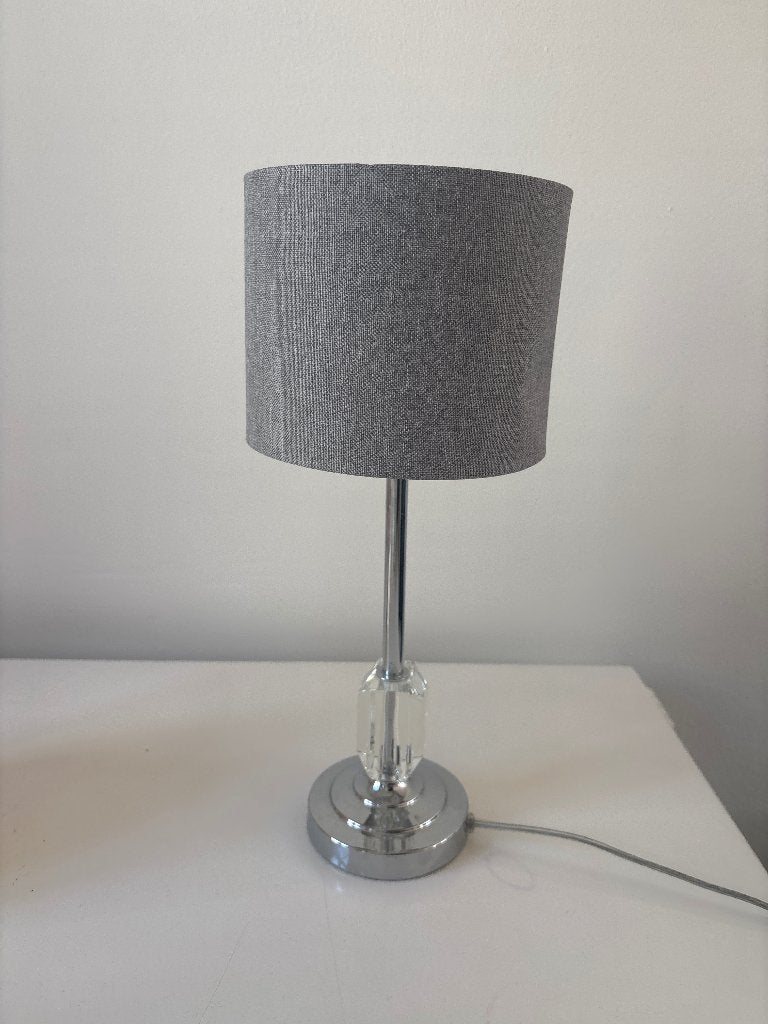 Moderne tafellamp met twee kappen, Ophalen, Kunststof, Modern, Luxe, Elegant, E27 (groot)