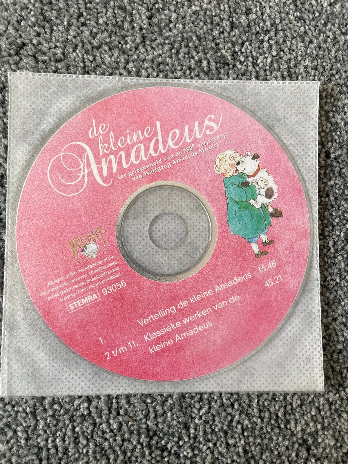 De Kleine Amadeus CD - Klassieke muziek voor kinderen, Ophalen of Verzenden, Classicisme, Gebruikt, Orkest of Ballet