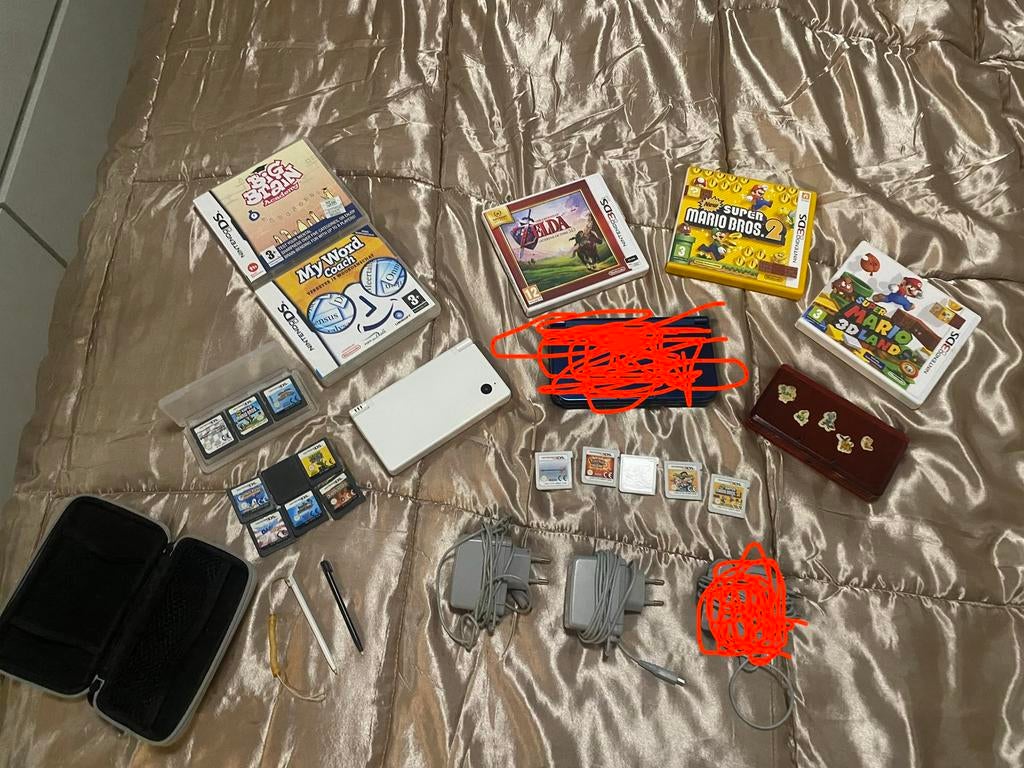 Nintendo 3ds en Dsi bundel met 19 games en accessoires, Ophalen of Verzenden, Zo goed als nieuw, Avontuur en Actie, Vanaf 3 jaar