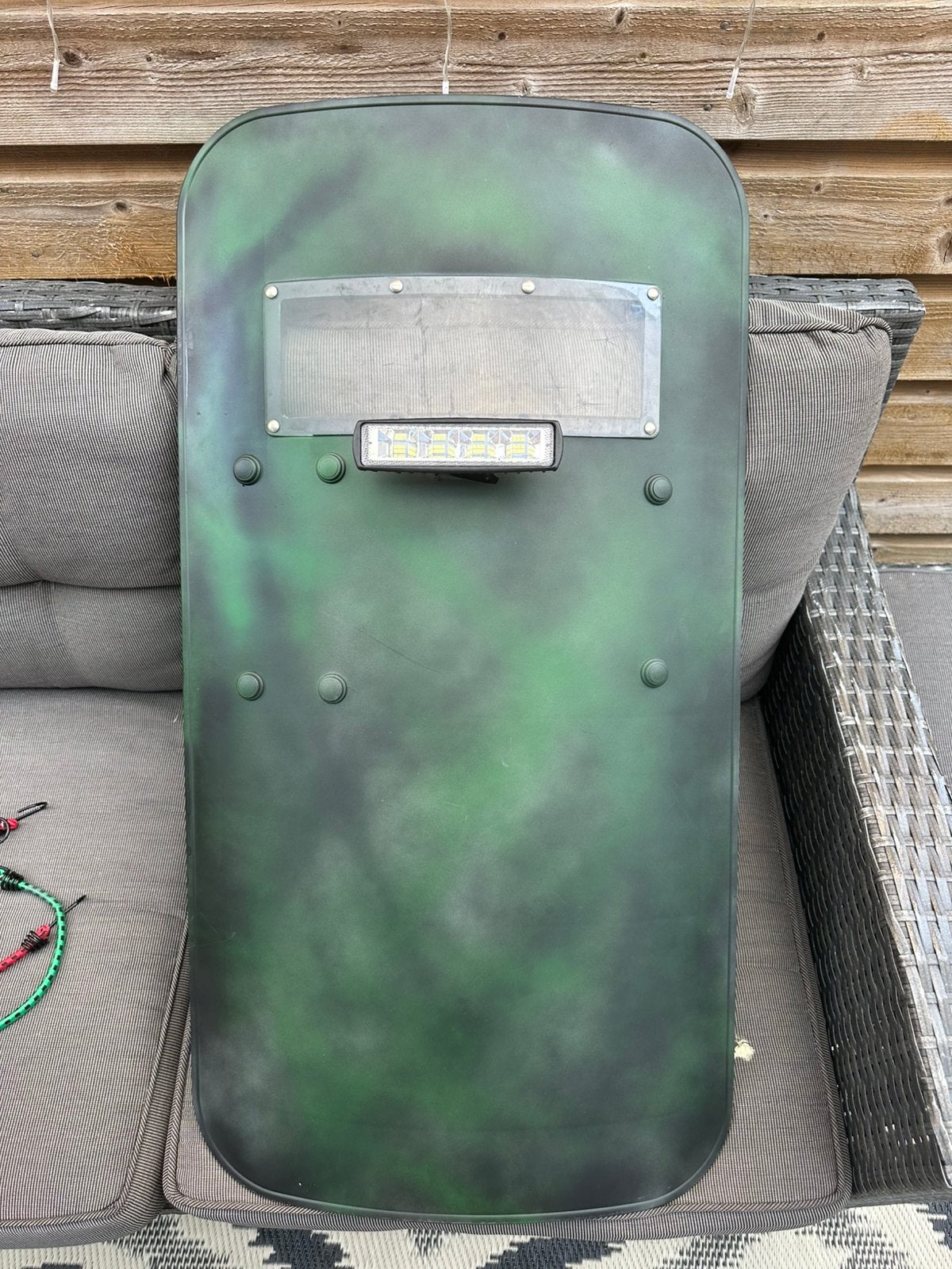 Riotshield met lamp, Ophalen, Zo goed als nieuw