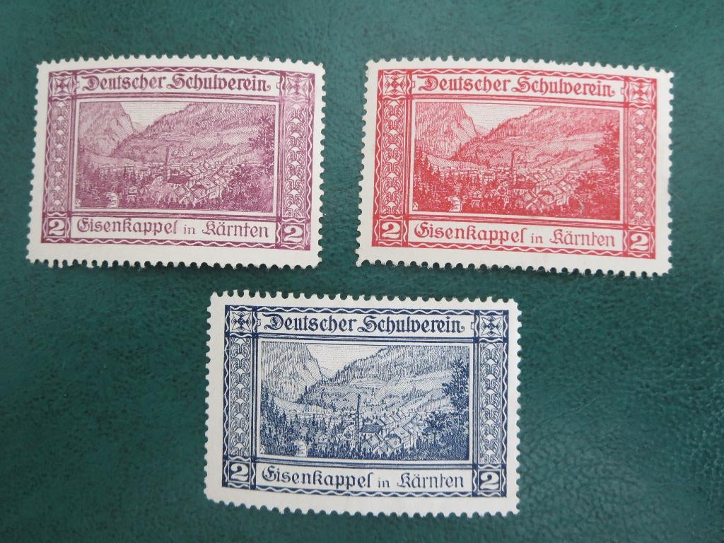 Oostenrijk - Duitse Vignetten, Postzegels en Munten, Postzegels | Europa | Duitsland, Verzenden, Duitse Keizerrijk