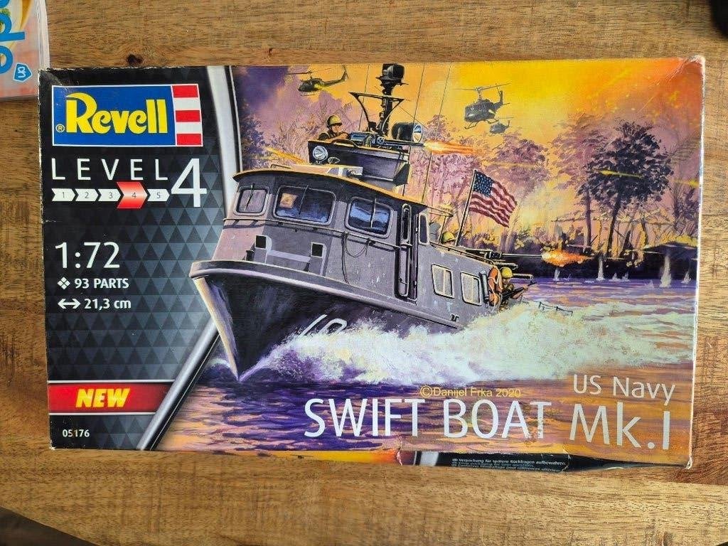 Revell Swift Boat Mk.l US Navy, Hobby en Vrije tijd, Modelbouw | Auto's en Voertuigen, 1:50 of kleiner, Revell, Overige typen
