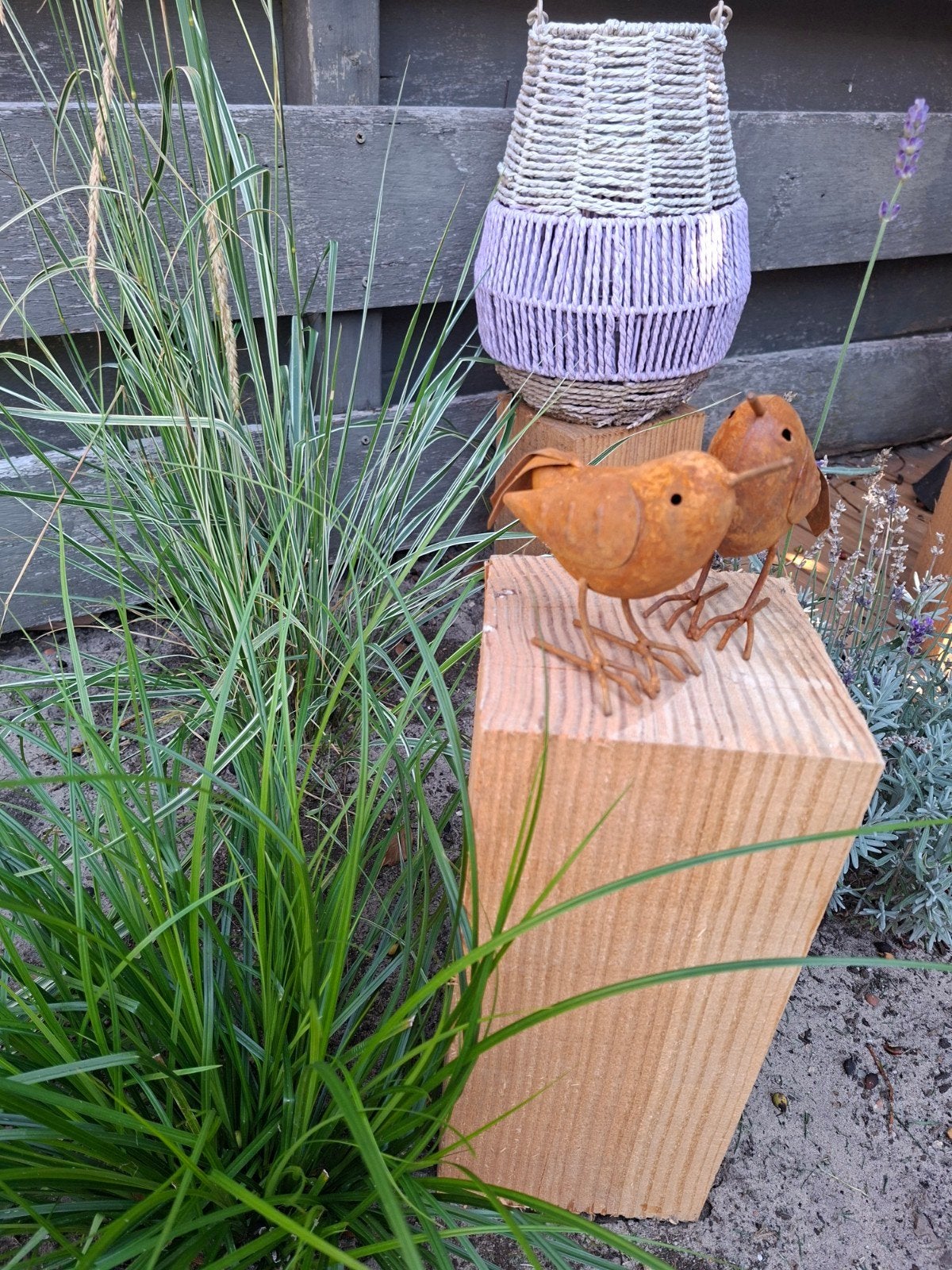 vogels in paradise, Tuin en Terras, Bloembakken en Plantenbakken, Ophalen, Rond, Hout, Tuin