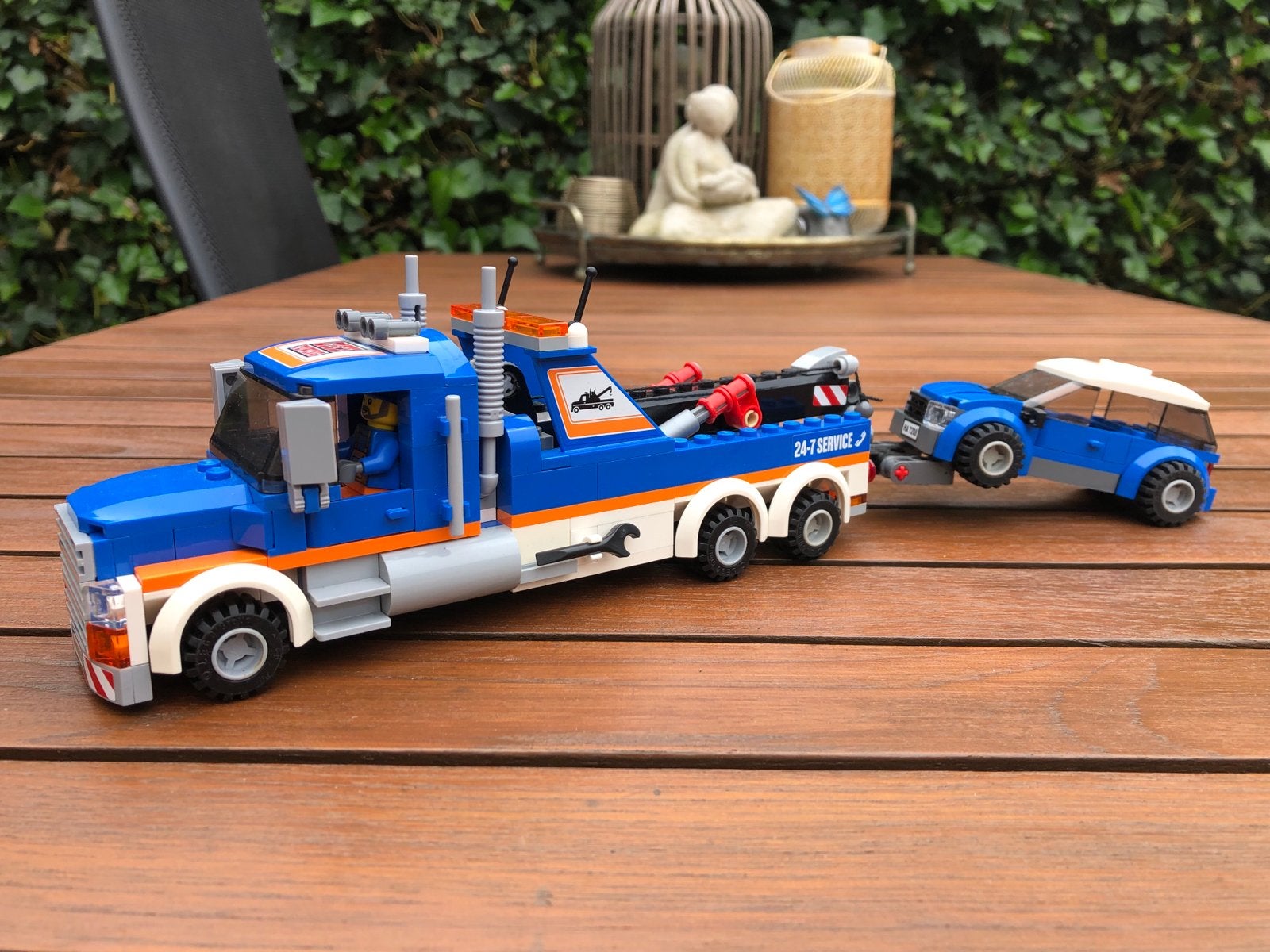 Lego City Takelwagen met Auto en Boekjes 60056 & 60082, Lego, Compleet, Ophalen of Verzenden, Complete set