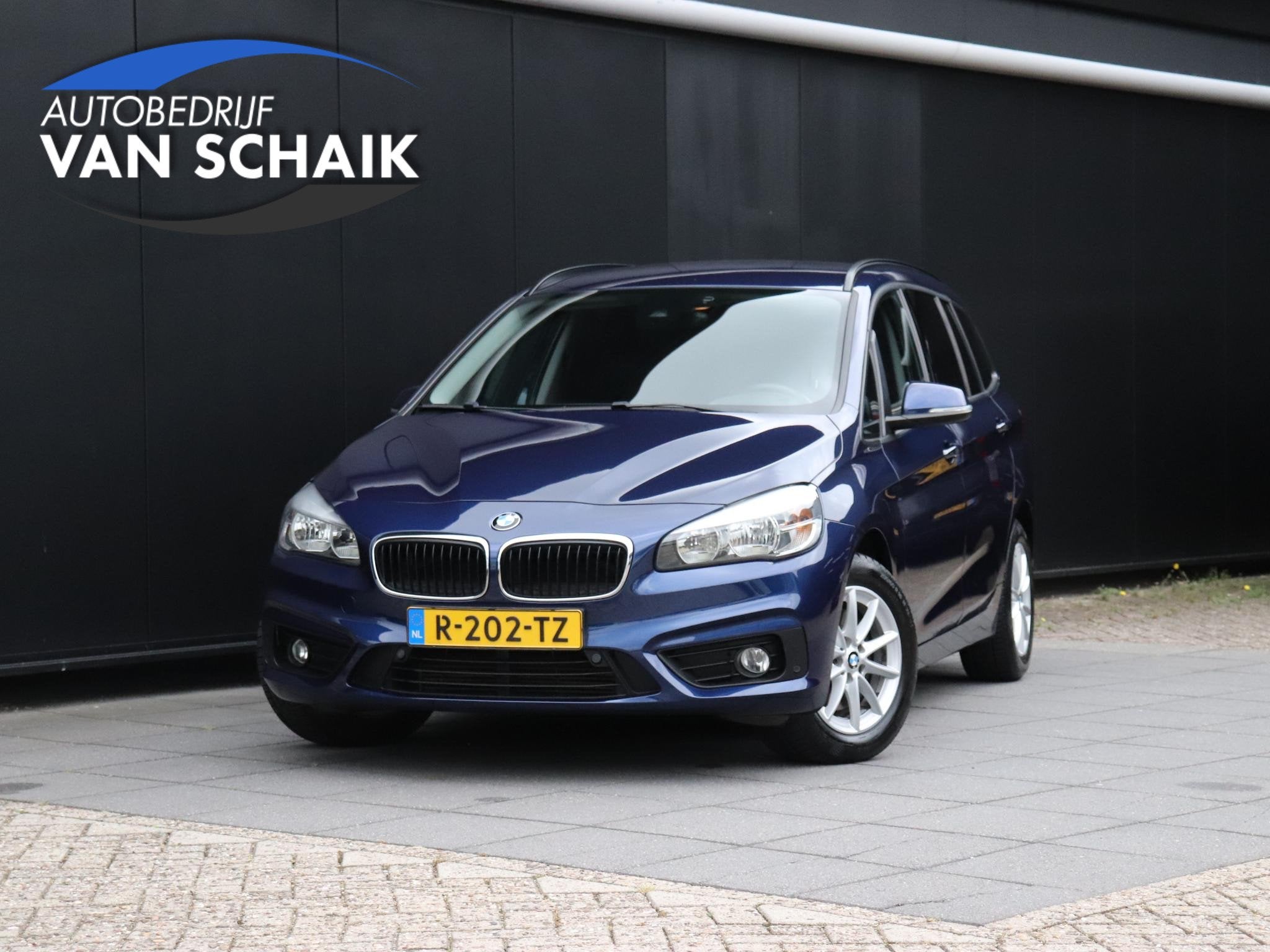 BMW 2-serie Gran Tourer 218i | AUT. | CAMERA | NAVI | CRUISE, Auto's, Gebruikt, Euro 6, 2-Serie Gran Tourer, Blauw