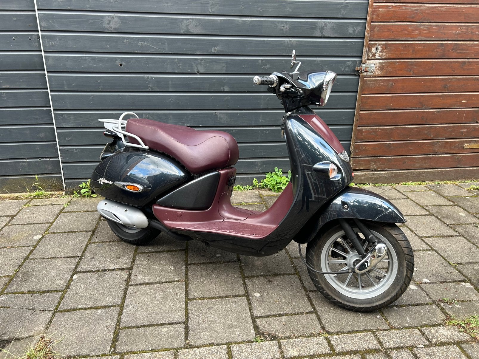 Aprilia habana retro, Fietsen en Brommers, Scooters | Overige merken, Ophalen, Gebruikt, Maximaal 45 km/u, 49 cc