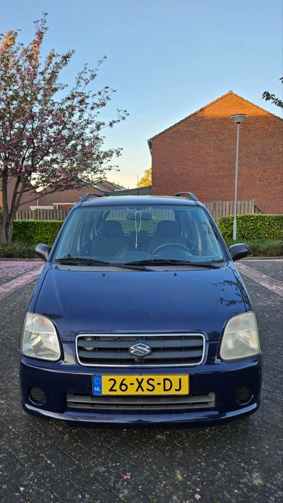 Suzuki Wagon R+ 1.0 2007 Blauw, Auto's, Suzuki, Voorwielaandrijving, Stof, 31 €/maand, Origineel Nederlands