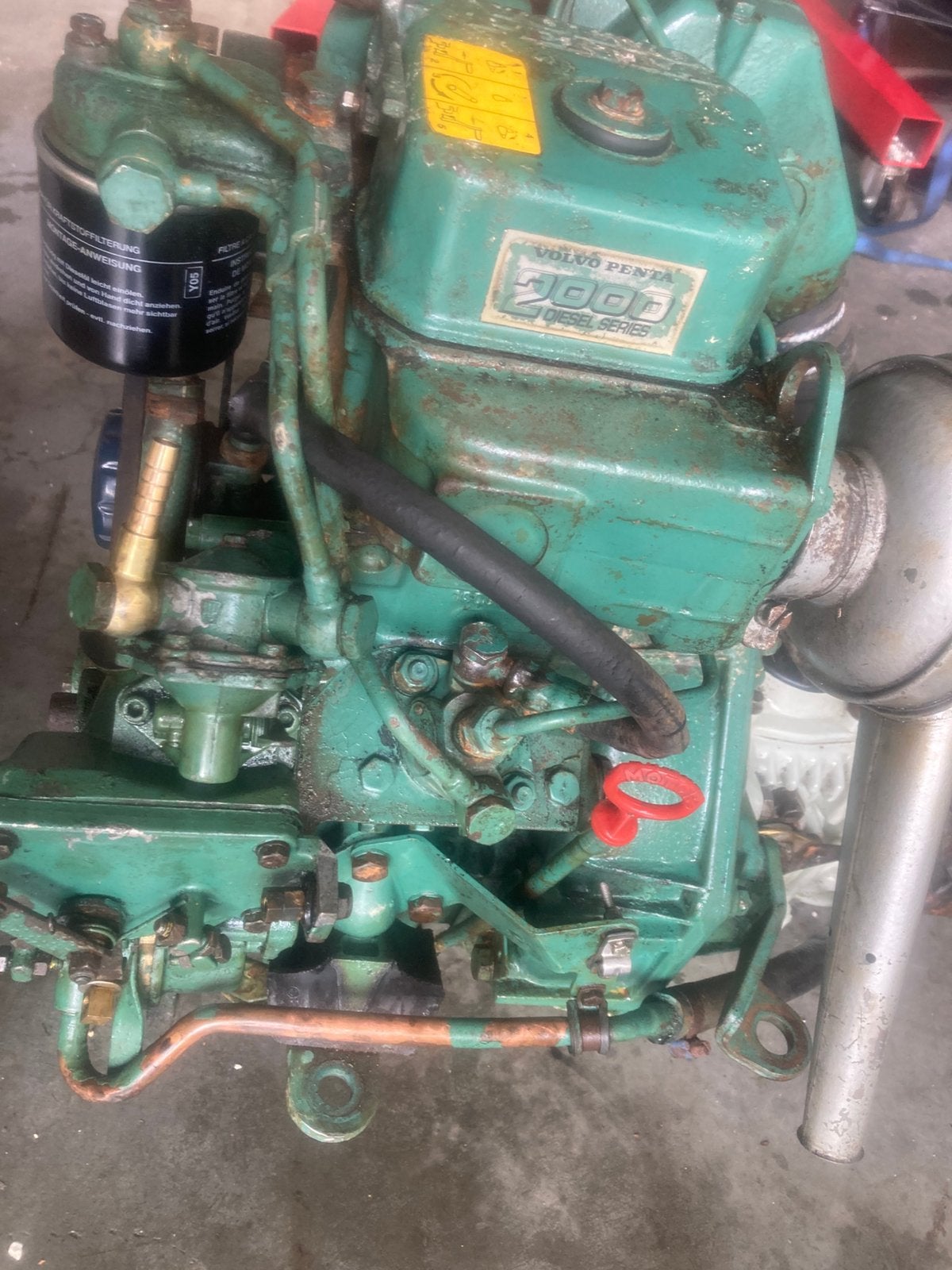 Volvo penta md2001 kk MS2B, Watersport en Boten, Buiten- en Binnenboordmotoren, Gebruikt, Diesel, Binnenboordmotor, 10 tot 30 pk