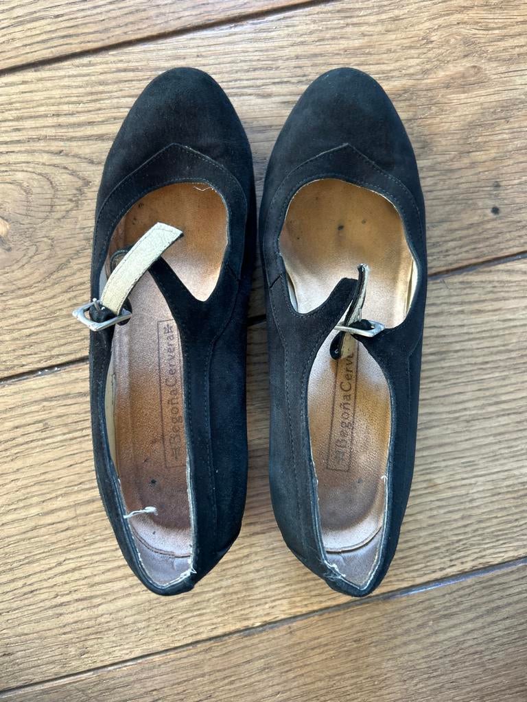 Begona Cervera flamenco danshakken zwart - Maat 37.5, Ophalen, Gebruikt, Schoenen