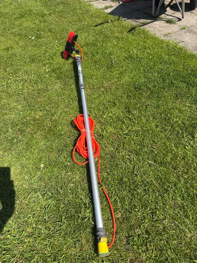 Nette glazenwassers telescoopsteel 6 Meter, Ophalen, Zo goed als nieuw