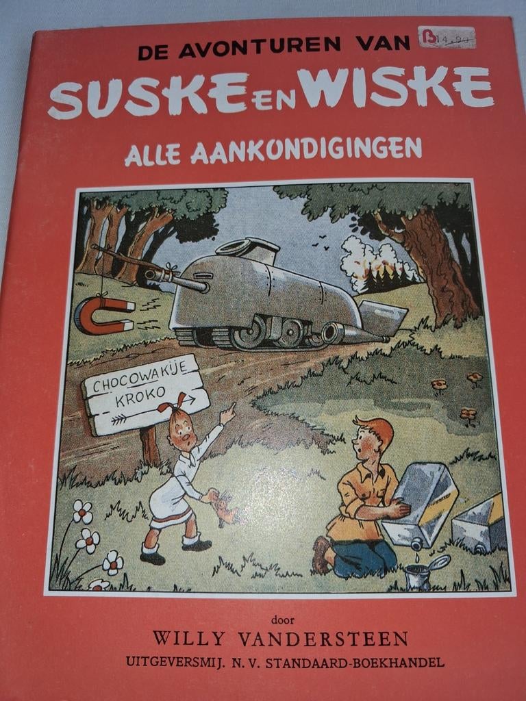 Suske en Wiske: Alle Aankondigingen - Willy Vandersteen, Boeken, Stripboeken, Eén stripboek, Ophalen of Verzenden, Gelezen, Willy Vandersteen